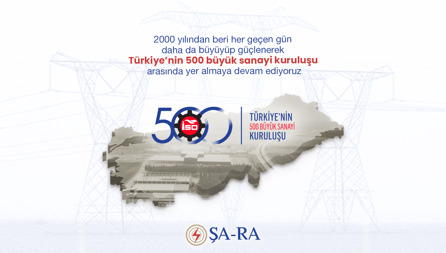 ŞA-RA TÜRKİYE’NİN EN BÜYÜK 126. SANAYİ KURULUŞU